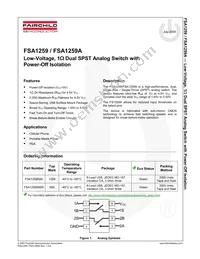 FSA1259K8X Datasheet Cover