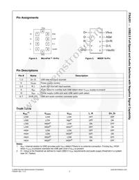 FSA201MUX Datasheet Page 3