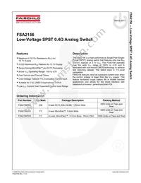 FSA2156P6 Datasheet Page 2