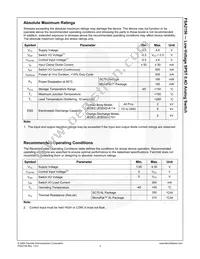 FSA2156P6 Datasheet Page 4