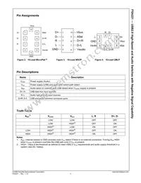 FSA221MUX Datasheet Page 3