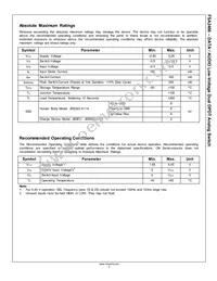 FSA2466UMX Datasheet Page 3