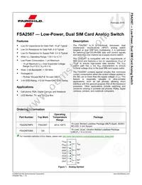 FSA2567UMX-F135 Datasheet Page 2