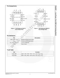 FSA2567UMX-F135 Datasheet Page 3
