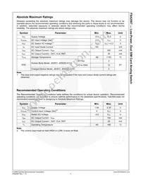 FSA2567UMX-F135 Datasheet Page 4