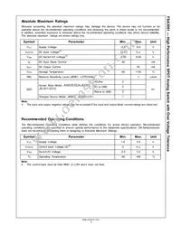 FSA3051TMX Datasheet Page 3