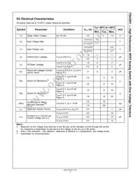 FSA3051TMX Datasheet Page 4