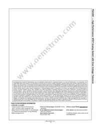 FSA3051TMX Datasheet Page 10