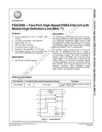 FSA3200UMX-F106 Datasheet Cover