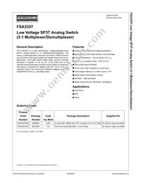 FSA3357L8X Datasheet Page 2