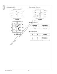 FSA3357L8X Datasheet Page 3