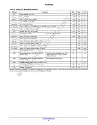 FSA4480UCX Datasheet Page 4