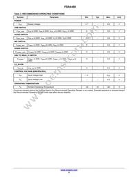 FSA4480UCX Datasheet Page 5