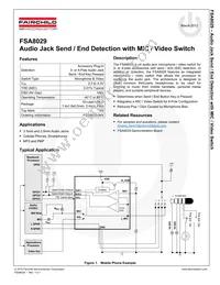 FSA8029UMX Datasheet Page 2