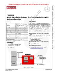FSA8038UMSX_F106 Datasheet Cover