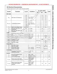 FSA8038UMSX_F106 Datasheet Page 4