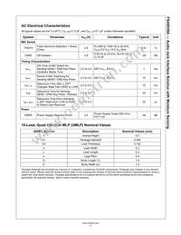 FSA8039AUMSX Datasheet Page 8