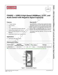 FSA805UMX Datasheet Page 2