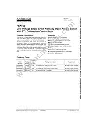 FSAT66L6 Datasheet Cover