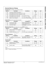 FSB50250AT Datasheet Page 3