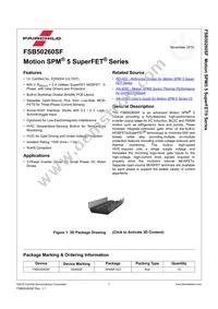 FSB50260SF Datasheet Page 2