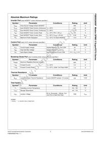FSB50260SF Datasheet Page 3