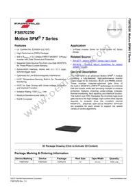 FSB70250 Datasheet Page 2