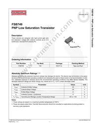 FSB749 Datasheet Page 2