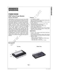 FSBM10SH60 Datasheet Cover