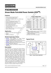 FSCM0565RGTU Datasheet Cover