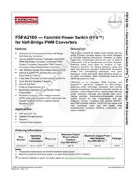 FSFA2100 Datasheet Page 2