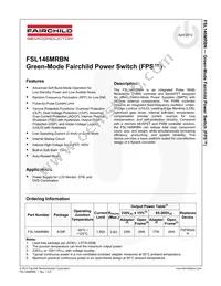 FSL146MRBN Datasheet Page 2