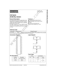 FST16210MTDX Datasheet Cover