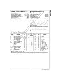 FSTU16862QSP Datasheet Page 3