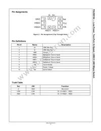 FSUSB104UMX Datasheet Page 2