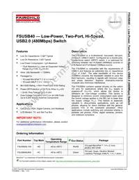 FSUSB40L10X Datasheet Page 2