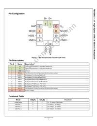 FSUSB63UMX Datasheet Page 2