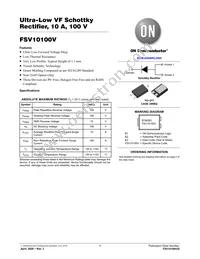 FSV10100V Datasheet Cover