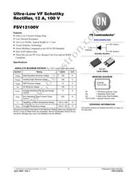 FSV12100V Datasheet Cover
