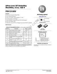 FSV12120V Datasheet Cover