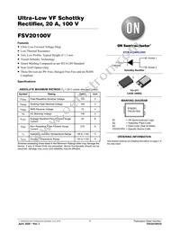 FSV20100V Datasheet Cover