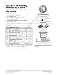 FSV20120V Datasheet Cover