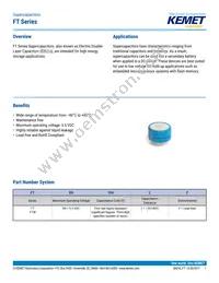 FT0H105ZF Datasheet Cover