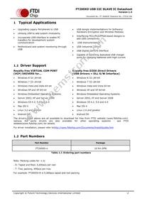 FT200XD-R Datasheet Page 2