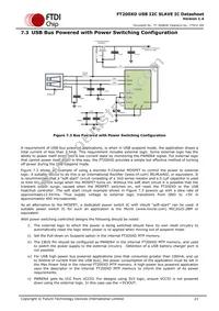 FT200XD-R Datasheet Page 21