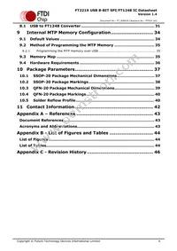 FT221XQ-T Datasheet Page 6