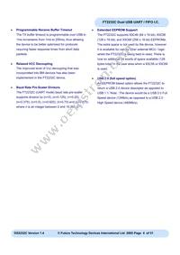 FT2232C-REEL Datasheet Page 4
