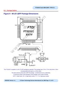 FT2232C-REEL Datasheet Page 15