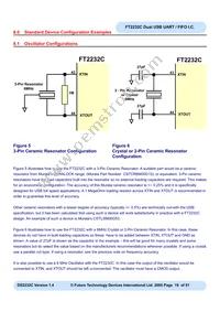 FT2232C-REEL Datasheet Page 19