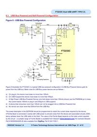 FT2232C-REEL Datasheet Page 21